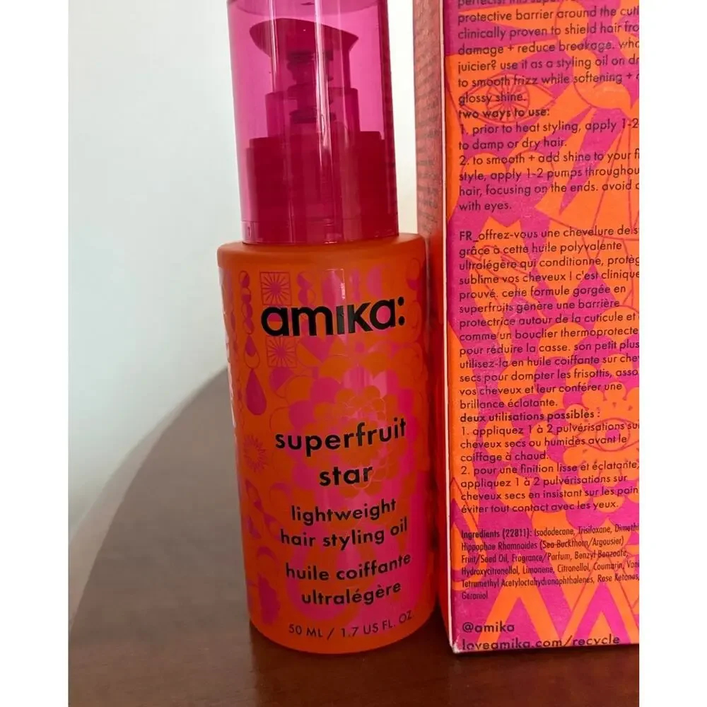 amika: Superfruit Star Lightweight Hair Styling Oil